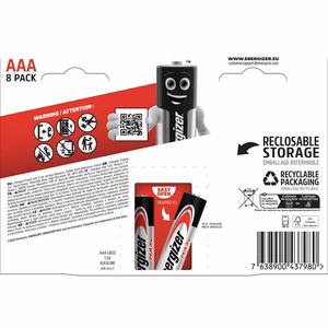 BATERIJOS ENERGIZER MAX AAA LR03 /8 ECO