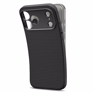 Spigen Liquid Air dėklas, skirtas iPhone 18 Pro Max / 17 Pro Max – spalva: matinė juoda