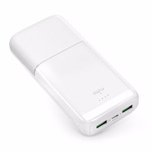 Išorinė baterija Puro DAILY 20 PLUS 20000mAh 2x USB-A / 1x USB-C 22.5W PD AFC - balta