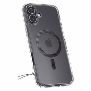 Spigen Ultra Hybrid MagSafe Carbon Fiber dėklas, skirtas iPhone 16 – tamsiai pilka