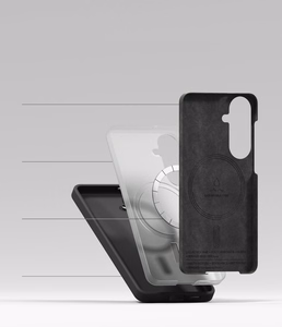 Ringke Silikoninis MagSafe Dėklas for Samsung Galaxy S26 - juodas