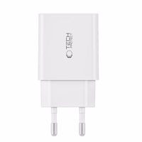 "Tech-Protect NC30W" įkroviklis USB-C PD 30W / USB-A QC 3.0 - juodas
