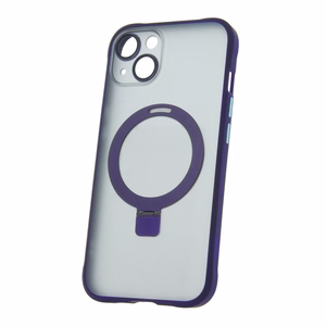 Mag Ring dėklas telefonui iPhone 13 6,1" violetinis