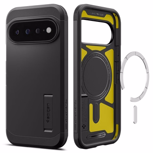Spigen Tough Armor Mag MagSafe dėklas, skirtas Google Pixel 11 Pro XL, juodas