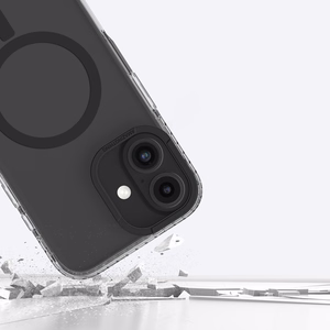 AmazingThing Titan Pro Mag dėklas su magnetiniu žiedu iPhone 16 - juodas