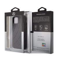 Mercedes Bow Line dėklas iPhone 12 mini - juodas