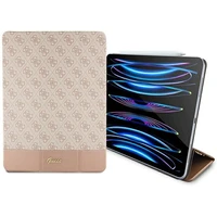 Guess 4G Stripe Allover dėklas iPad Pro 12.9" - rožinis