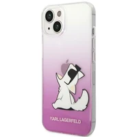 Dėklas telefonui Karl Lagerfeld KLHCP14MCFNRCPI iPhone 14 Plus 6.7\" rožinis / rožinis Choupette Fun