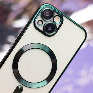 Spalvotas "Chrome Mag" dėklas, skirtas "iPhone 16 Pro 6,3" green
