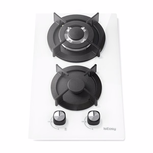 ISEASY MGBG-312A газовая варочная панель, 2 конфорки (белая)