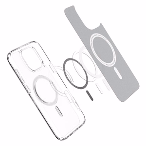 Spigen Ultra Hybrid Mag dėklas, skirtas iPhone 16 Pro Max 6.9", su MagSafe, matinis skaidrus
