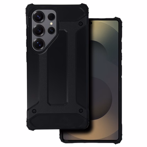 Armor anglies dėklas telefonui Samsung Galaxy S25 Ultra – juodas