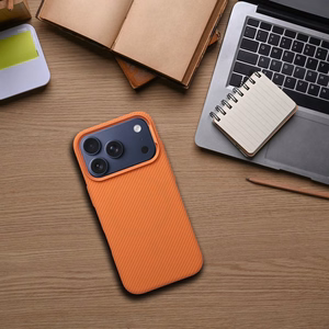 K-Look dėklas, suderinamas su MagSafe, skirtas iPhone 16 PRO, oranžinis