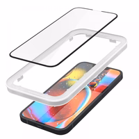 Spigen ALM Glass FC grūdintas stiklas iPhone 13 / 13 Pro / 14 – juodas