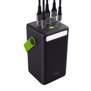 Trust Redoh XXL - 50000 mAh išorinė baterija (juoda, žalia)
