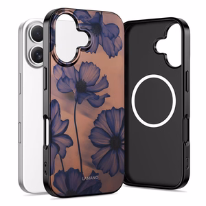 Tech-Protect Lamano MagSafe dėklas iPhone 17 rudai violetinis
