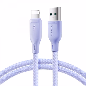 USB laidas Joyroom SA34-AL3 violetinis Lightning 100cm