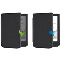 Tech-Protect SmartCase planšetės dėklas PocketBook Verse / Verse Pro - mėlynas su sakura gėlėmis