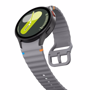 TECH-PROTECT SILICONE SPORT SAMSUNG GALAXY WATCH 4 / 5 / 5 PRO / 6 / 7 / FE PIEŠTUKŲ PILKAS