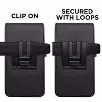 Tech-Protect SM75 dėklas 5.8–6.8" išmaniesiems telefonams - juodas