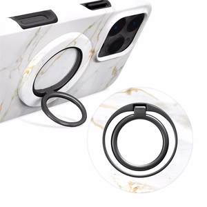 MIO White Marble Magsafe Dėklas su žiedu