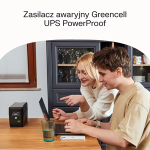 Green Cell nepertraukiamo maitinimo šaltinis (UPS) Line-Interactive 6.5 kVA 360 W 2 AC lizdai