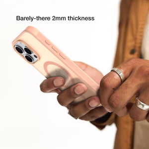 Incase Slim Case dėklas su MagSafe, skirtas iPhone 16 Pro Max, „Blush Pink“ spalvos
