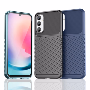 Sustiprintas Samsung M34 Thunder dėklas - juodas