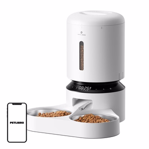 Petlibro Granary maisto dozatorius su dvigubu dubenėliu, 5L (baltas)