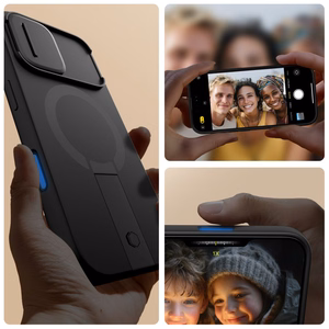 Tech-Protect Kevlar Aura Magnetinis dėklas telefonui iPhone 17 - juodas