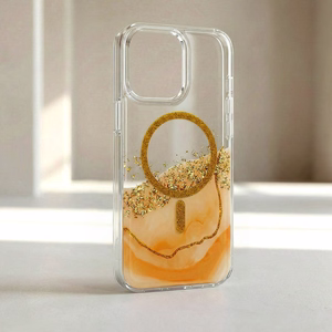 Epoxy Mag dėklas skirtas iPhone 17 Pro 6,3'' oranžinis