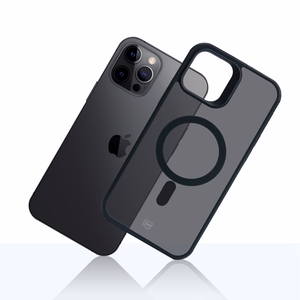 3mk Smoke Magnetinis dėklas telefonui Apple iPhone 12 Pro Max - juodas