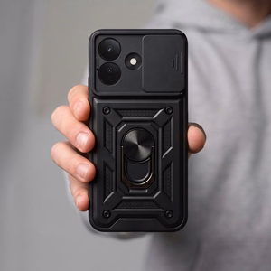 Tech-Protect CamShield Pro dėklas, skirtas Xiaomi Redmi Note 17 Pro 5G – juodas