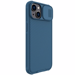 Nillkin CamShield Pro Magnetinis dėklas iPhone 14 Plus dėklas su kameros apsauga mėlynas (su MagSafe)