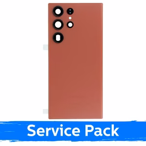 Galinis dangtelis suderinamas su Samsung S918 S23 Ultra / Raudonas / (Service Pack)