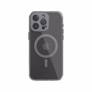 Moshi iGlaze MagSafe dėklas, skirtas iPhone 15 Pro Max, „Meteorite Gray“ spalvos