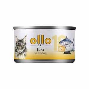 Ollo Cat No. 10 – šlapiasis kačių pašaras su tunu ir sūriu sultinyje, 70 g