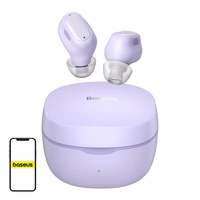 Belaidės ausinės "Baseus Bowie WM01" (violetinės spalvos)