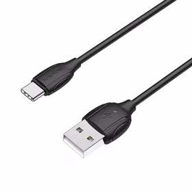 USB kabelis Borofone BX19 USB-A to USB-C 1.0m juodas