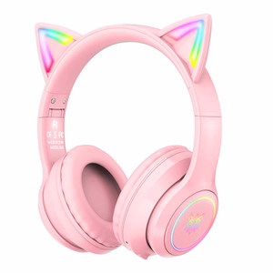Žaidimų ausinės ONIKUMA B90 Pink