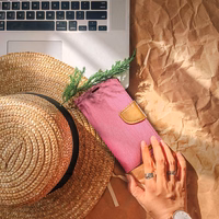 CANVAS knygos dėklas SAMSUNG A35 5G rožinis