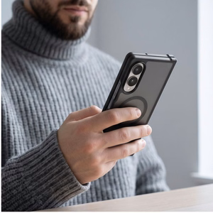 Tech-Protect Magmat MagSafe dėklas Samsung Galaxy Z Fold 7 / 8 Ultra, matinės juodos spalvos