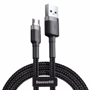 Baseus Cafule Micro USB кабель 2.4A 1 м (серый+чёрный)