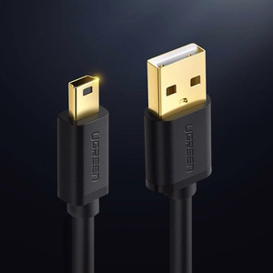 Ugreen USB laidas - mini USB 480 Mbps 2m US132 (juodas)