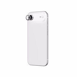 AmazingThing Objektyvo Stiklas iPhone 17 Air su Sidabriniu Aliuminio Rėmu