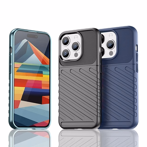 Armored iPhone 15 Pro Thunder dėklas - juodas