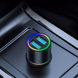 Automobilinis įkroviklis Joyroom JR-CL10, juodas, 2x USB, 24W