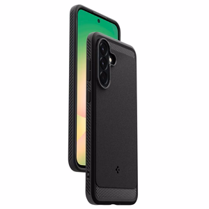 Spigen Rugged Armor dėklas telefonui Samsung Galaxy A56 5G - juodas