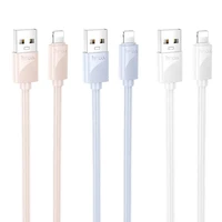 Kabelis USB A į Lightning Hoco 2,4A 1 m X114 mėlynas
