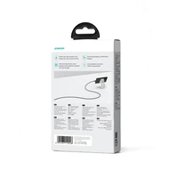 Joyroom Multi-Color Series S-A34 USB-A / USB-C 100W kabelis 1m - juodas